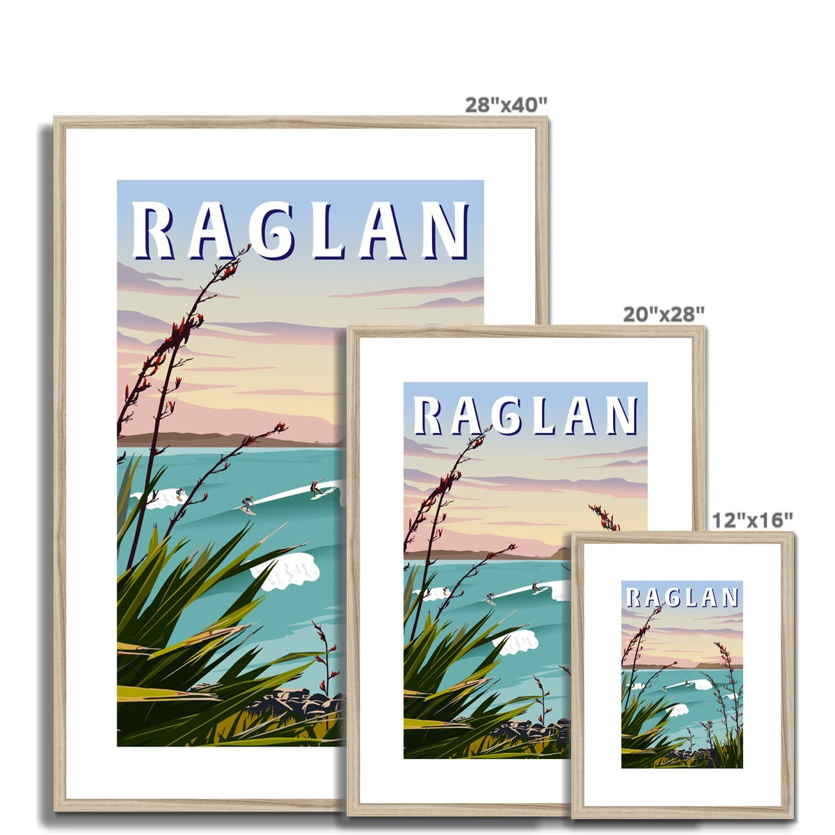 Raglan Framed & Mounted Print