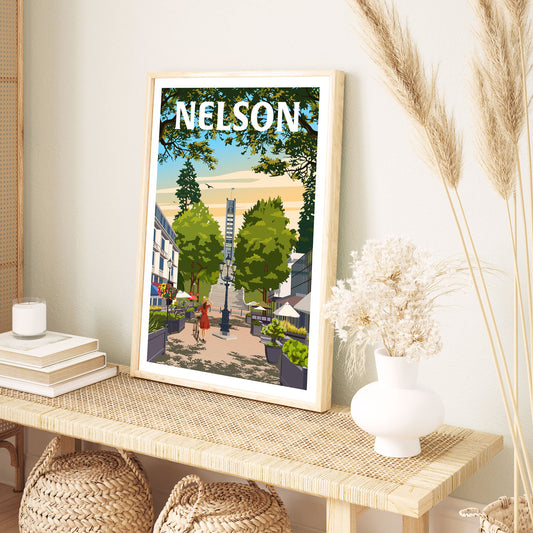 Nelson Travel Poster, New Zealand