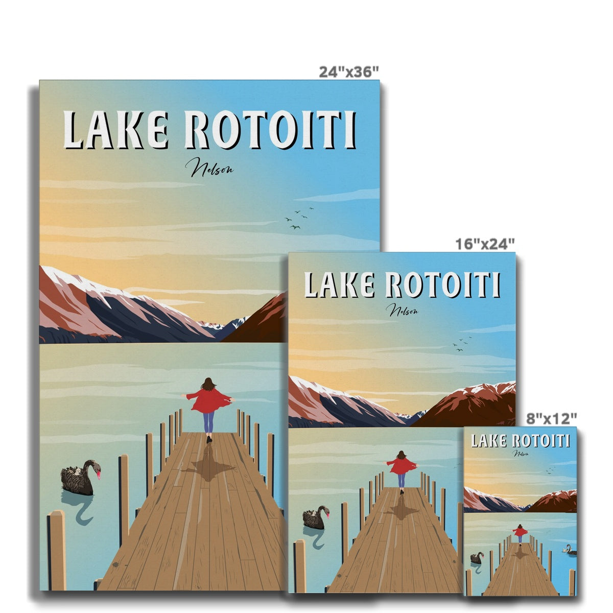 Lake Rotoiti, Nelson Canvas