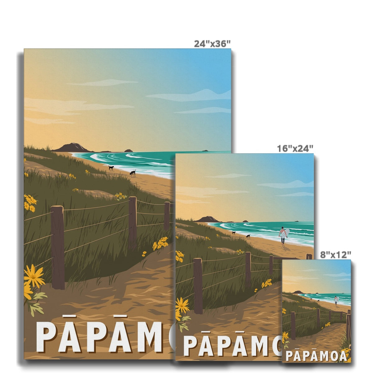 Pāpāmoa Beach Canvas