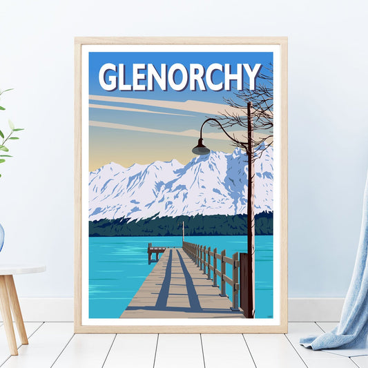Glenorchy Wharf in Winter, New Zealand