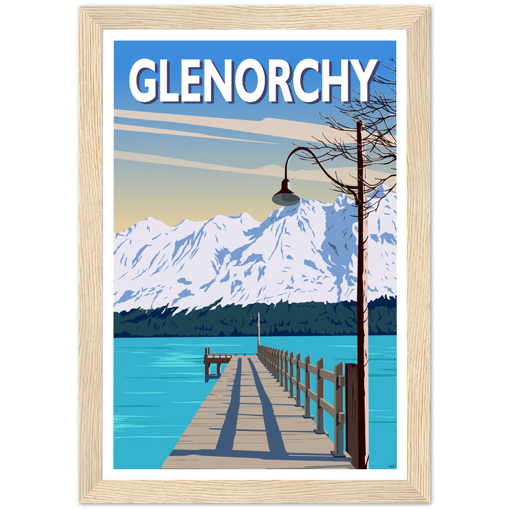 Glenorchy Wharf in Winter, New Zealand