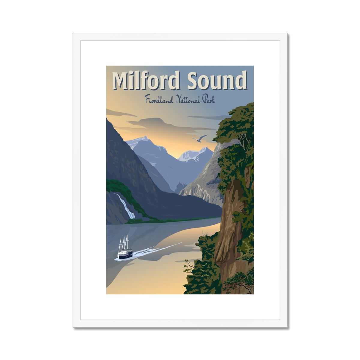 Milford Sound Framed & Mounted Print