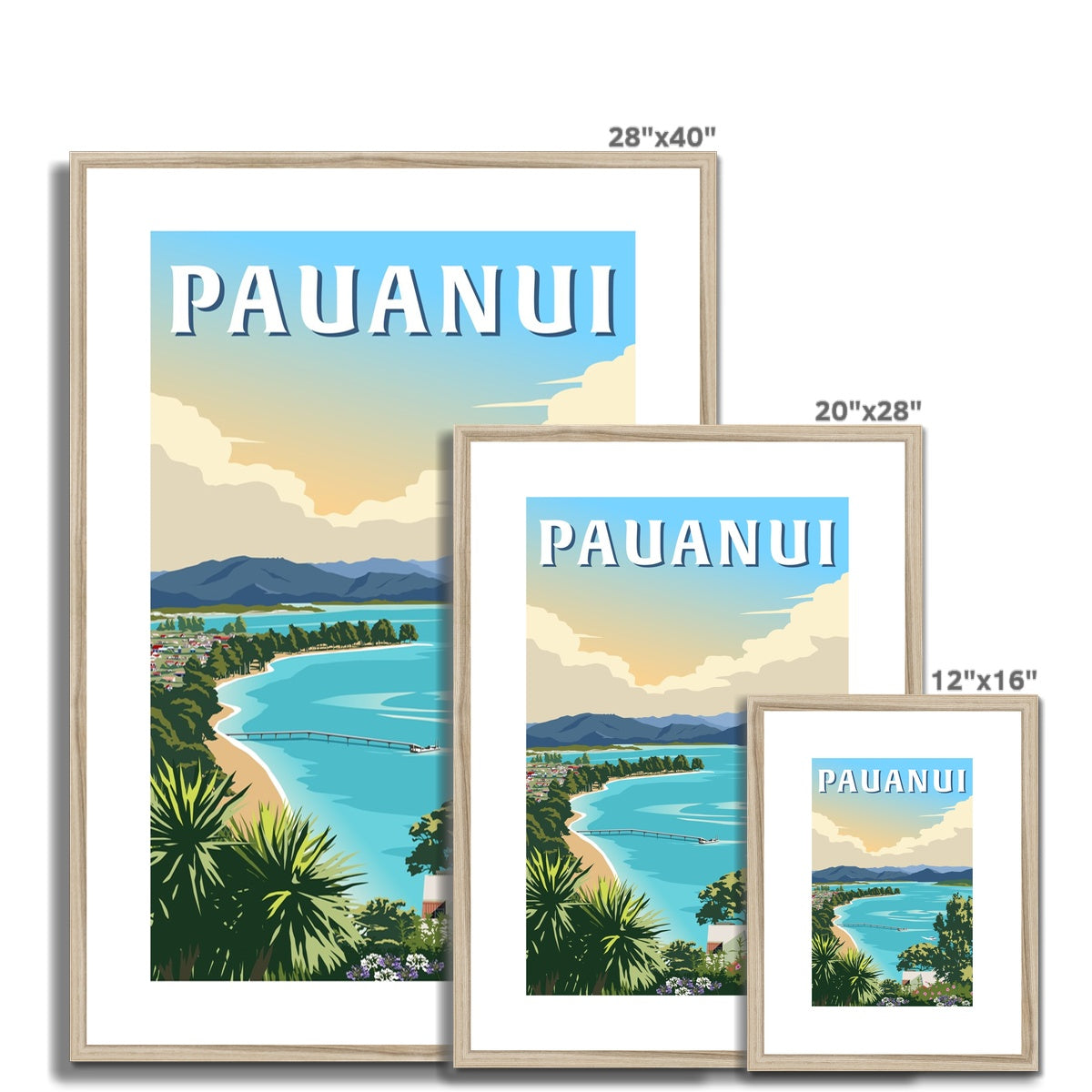 Pauanui Framed & Mounted Print