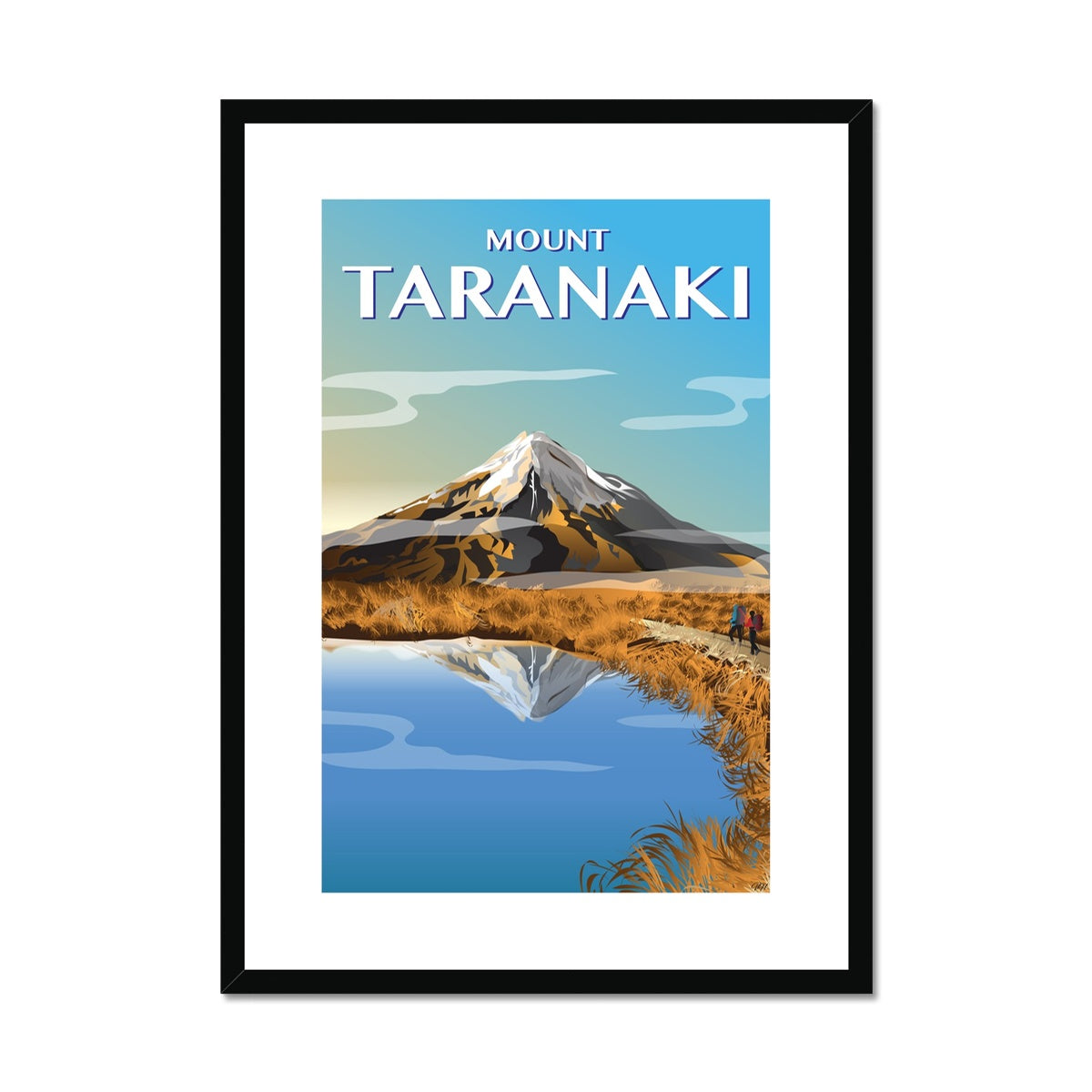 Taranaki  Framed & Mounted Print