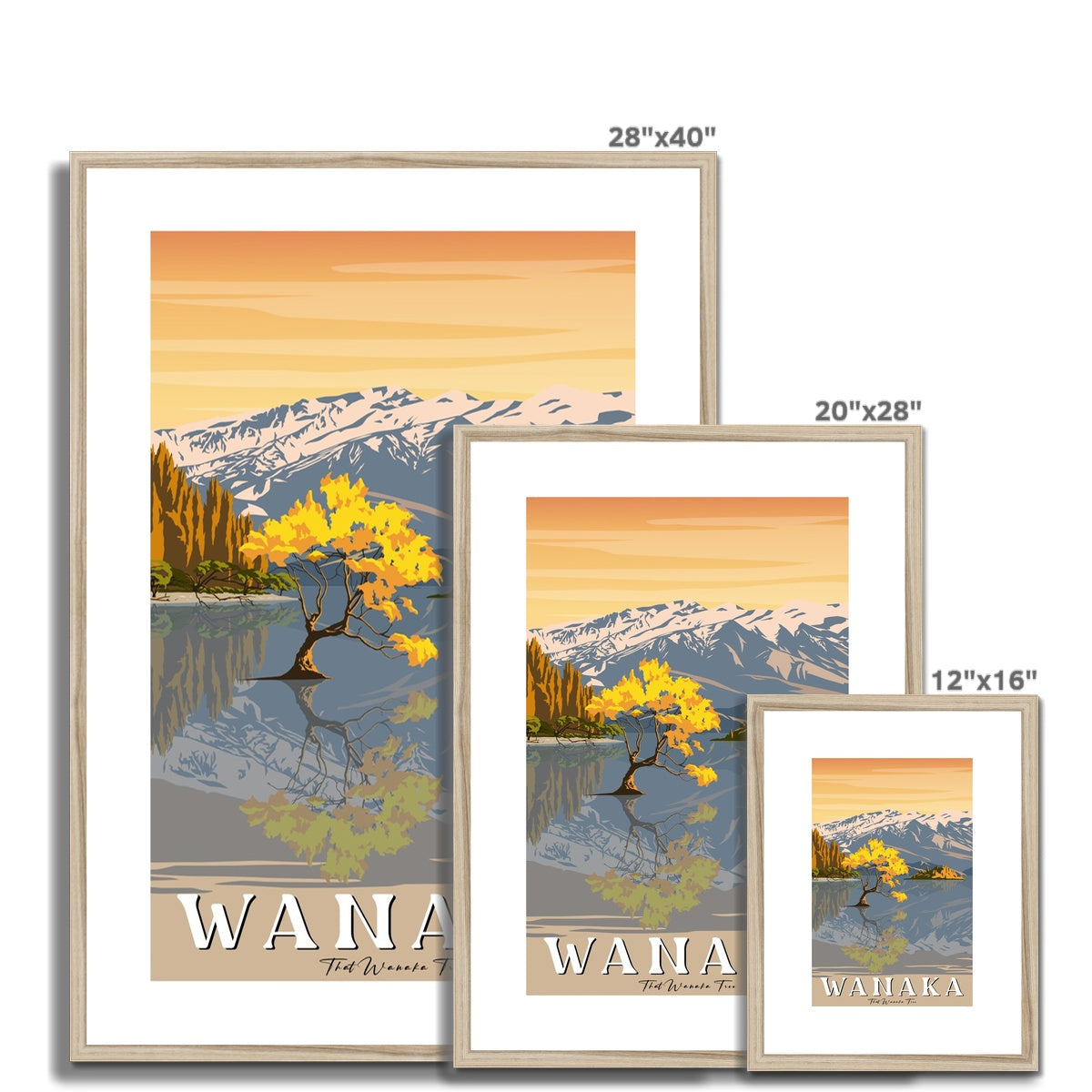 Wanaka Framed & Mounted Print