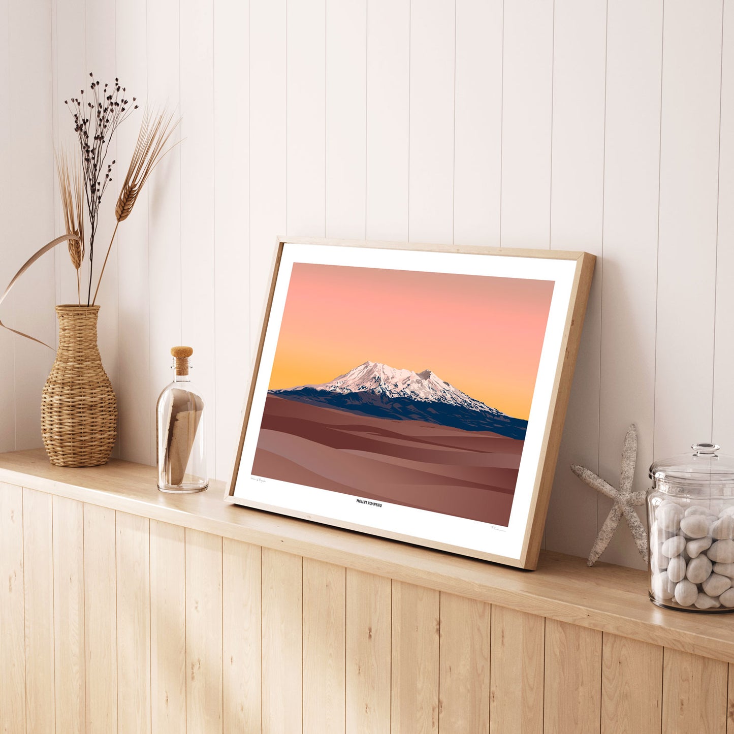 Mount Ruapehu - Embers Of Ruapehu - Travel Poster