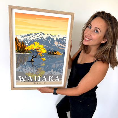 That Wanaka Tree - Wanaka - Travel Poster, New Zealand