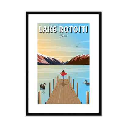 Lake Rotoiti, Nelson Framed & Mounted Print