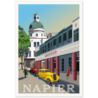 Napier Travel Poster, New Zealand