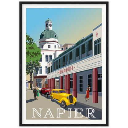 Napier Travel Poster, New Zealand