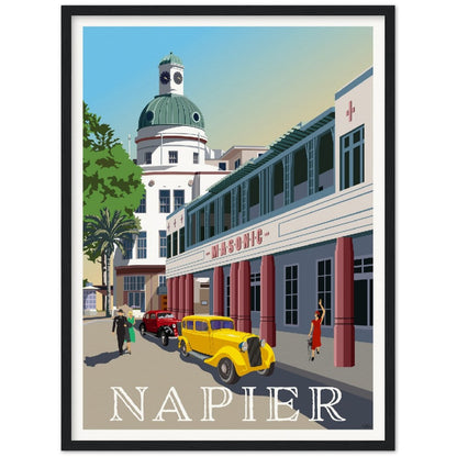 Napier Travel Poster, New Zealand