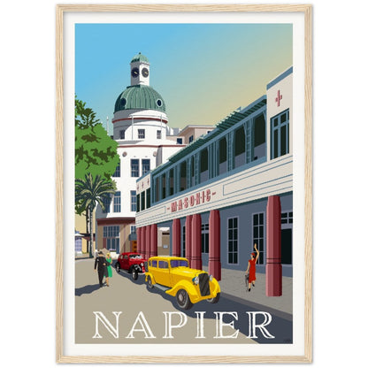 Napier Travel Poster, New Zealand