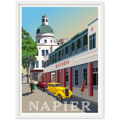 Napier Travel Poster, New Zealand